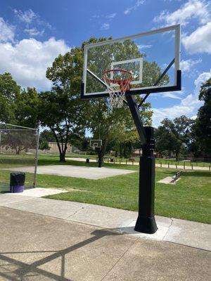 Renovated basketball court!!