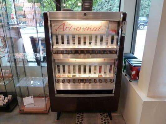 $5 art-o-mat vending machine.