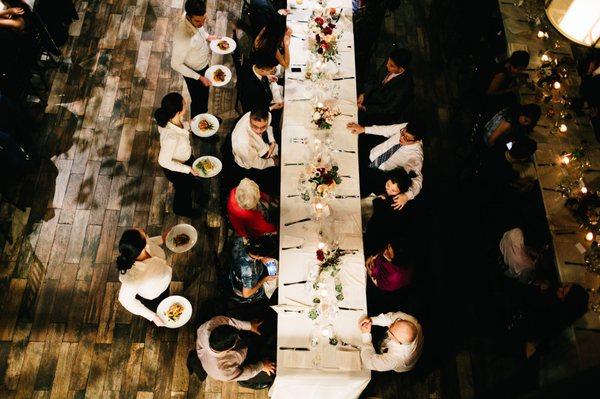 Dinner being served! pc: Chaz Cruz