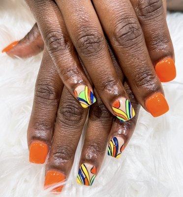 Fun summer nails!