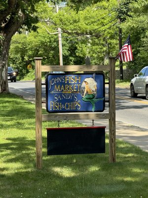 Fish and chips, sandwiches, ice cream