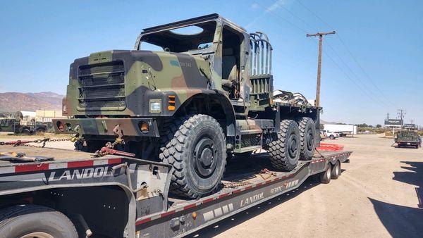 RGN with Military Truck AZ to TX