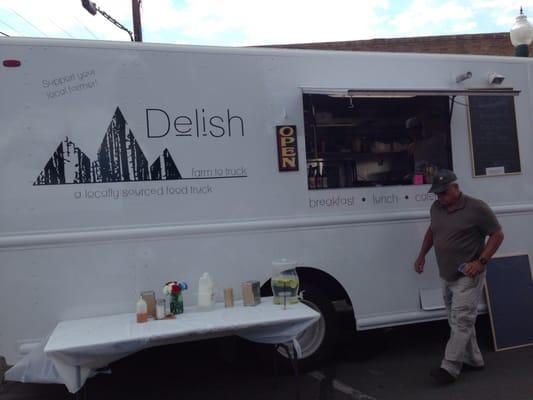 Delilah food truck at the Gunnison Farmers Market!