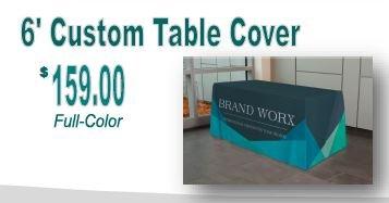 TRADESHOW TABLE COVERS