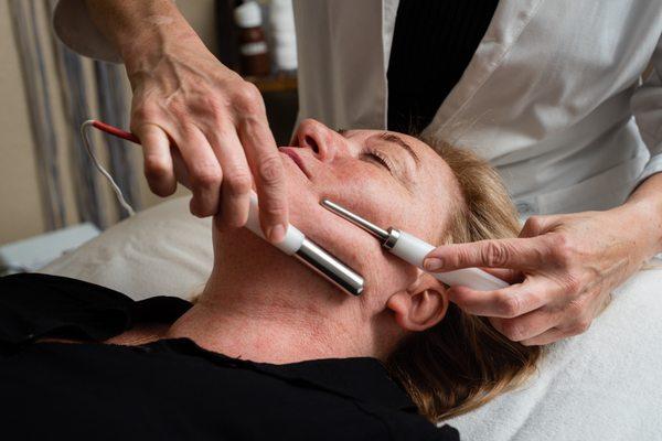 Microcurrent Face Lift. Call us at (208)999-5445 to learn more!