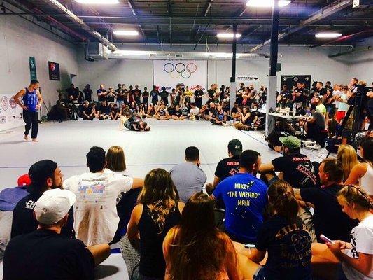 Hosting a Jiu Jitsu Invitational in our 5,000 sq ft room