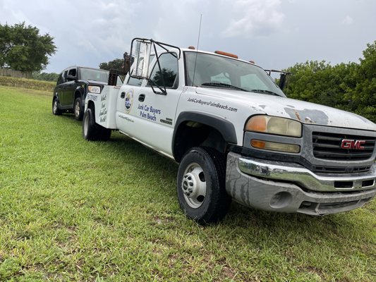 Recent Honda junk car purchase highland Beach Florida