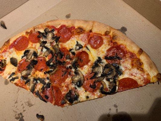 pepperoni and mushroom