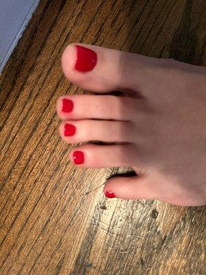 Basic pedicure $25