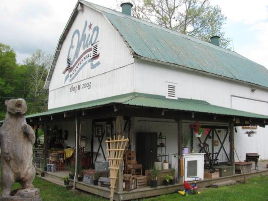 Our second location! Located in the Ohio Bicentennial Barn at the Hocking Hills(flea) Market.