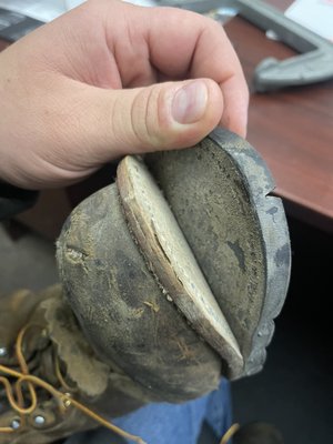 Boot sole falling off