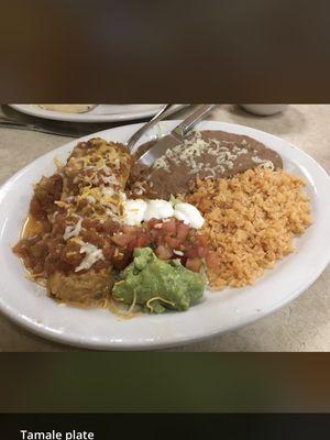 Tamale plate