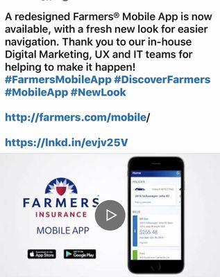 Farmers new mobile app is awesome