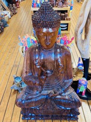 Wooden Buddha Statue