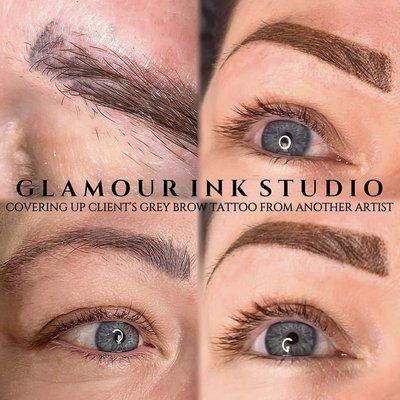 Permanent Brow Makeup, Brow Tattoo Cover Up