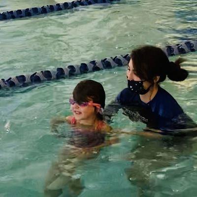 Beginner swim lesson