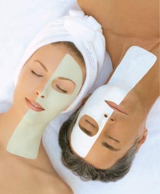 Men and women's facials