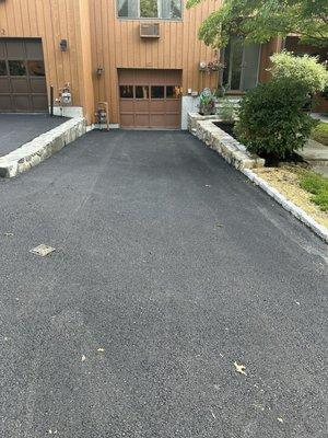 Driveway repaved.