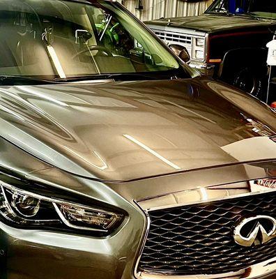 Mrs. B loved the restored look of her Infiniti SUV and it's spotless interior