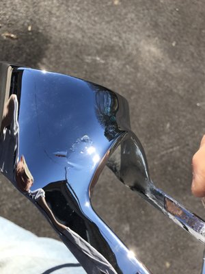 Terrible chrome job and much harder company to deal with. Pure rip off all around