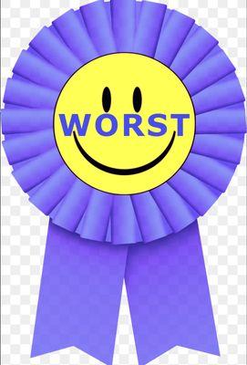 Worst EVER award.