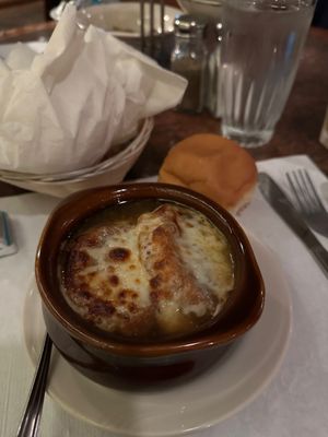 Baked French Onion soup.  YUM!