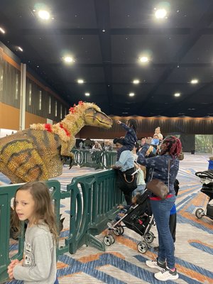 Jurassic quest at the convention center