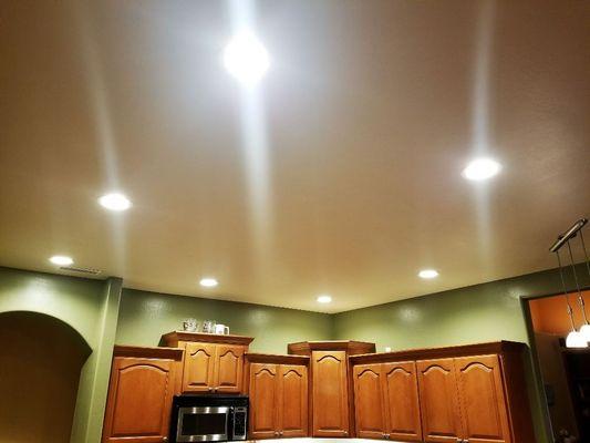 Recessed lights in Prescott Valley