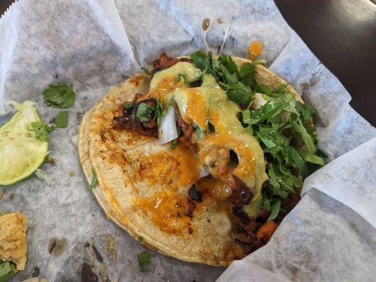 Al pastor taco