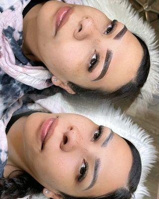 Ombre Brow correction