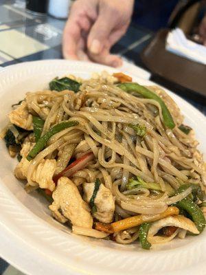 Drunken noodles