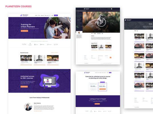 Website design and development: Planetizen Courses