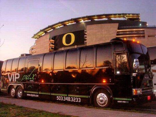 VIP Coach at Autzen Stadium