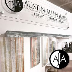 Austin Allen James logo design, branding, signage, email marketing, collateral, and book design