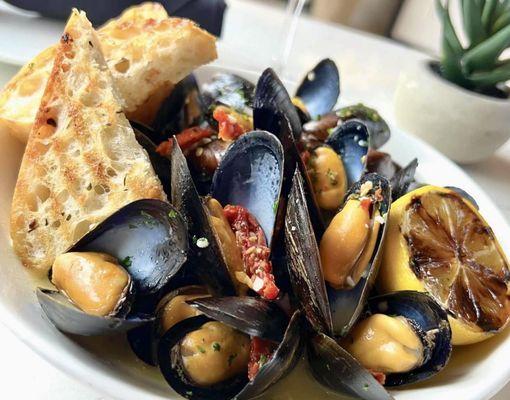 Steamed Mussels