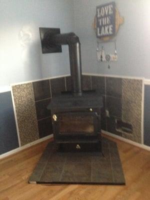 Free Standing Stove Installation