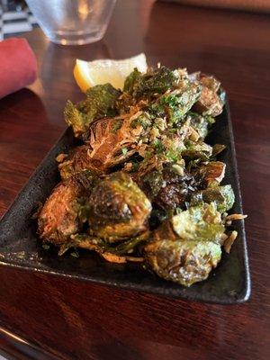 Fried Crispy Brussel Sprouts