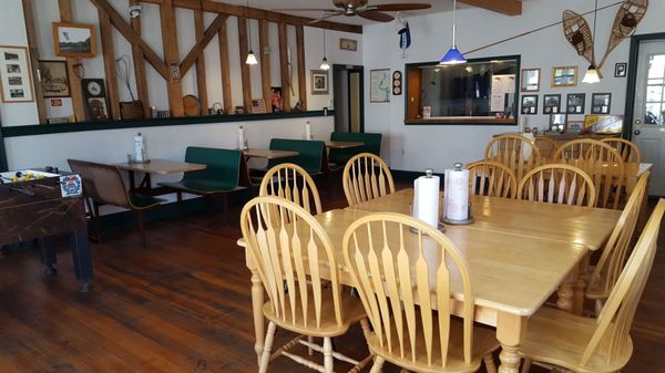 Interior of Millie's Pizza in New Buffalo, PA.