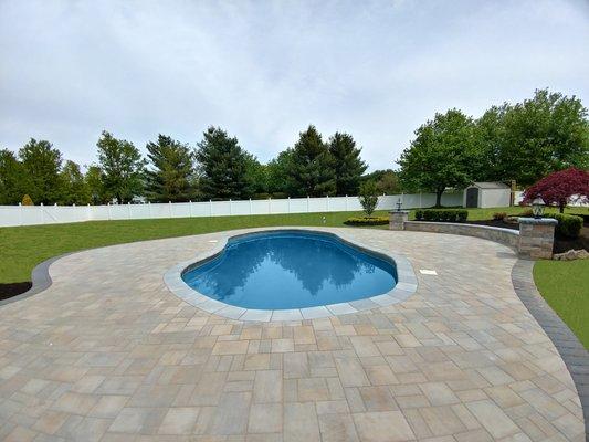 New Pool Deck & Pool Coping in Manalapan, NJ - Under $30,000