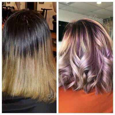 Color correction and fantasy color application and style