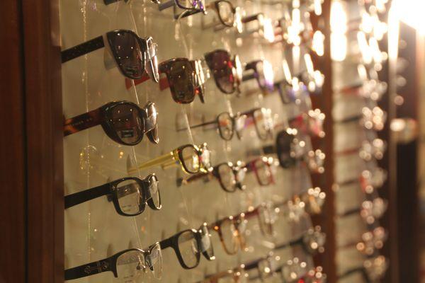 We have a wonderful selection of mens, womens, and childrens eyeglasses!