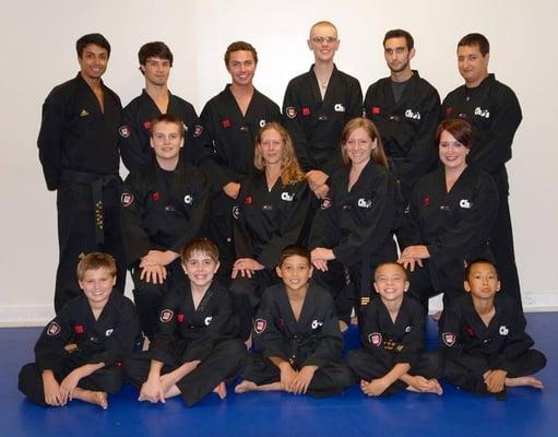 Black belt group photo.