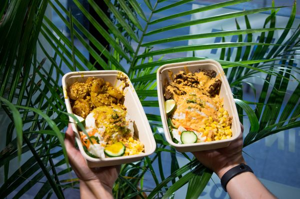 Curry Shrimp and Spicy Steak