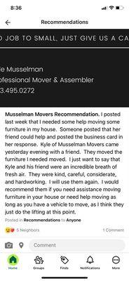 Professional, prompt and aware moves at a great rate.