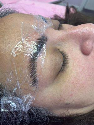 Brow lamination