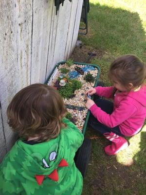 They love their fairy garden