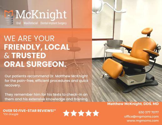 Welcome to McKnight Oral, Maxillofacial & Dental Implant Surgery