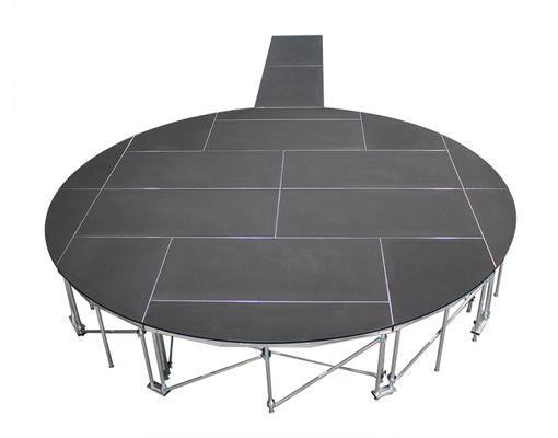 Non-Skid Quad Ripple Circle Stage w/ Runway