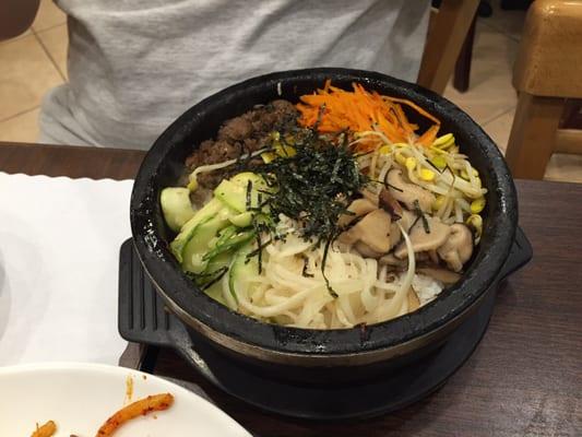 Hot stone pot bibimbap