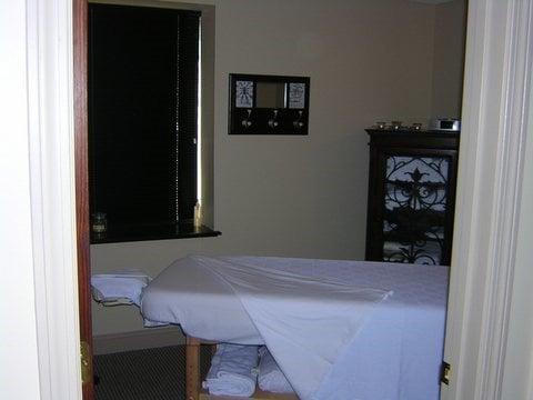 Relaxing massage and skin care rooms